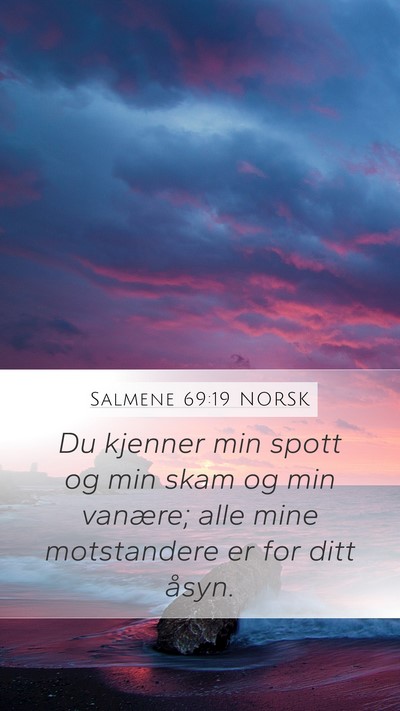 Salmene 69:19 NORSK Bible Verse Image
