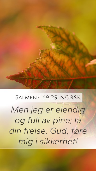 Salmene 69:29 NORSK Bible Verse Image