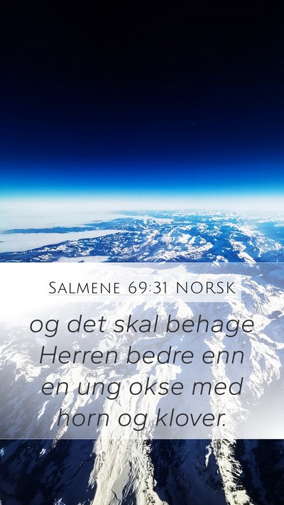 Salmene 69:31 NORSK Bible Verse Image