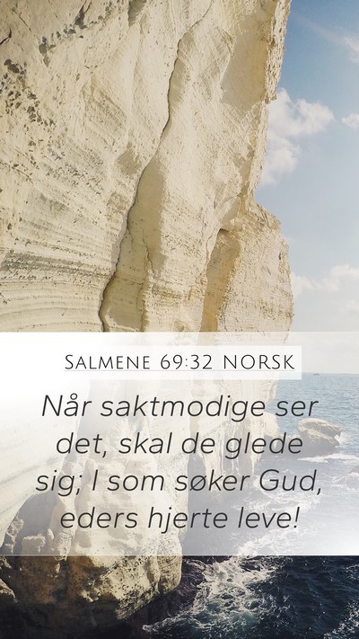 Salmene 69:32 NORSK Bible Verse Image
