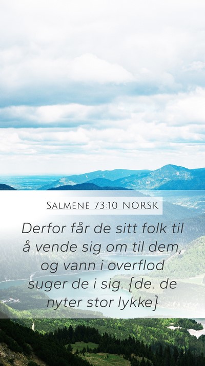 Salmene 73:10 NORSK Bible Verse Image