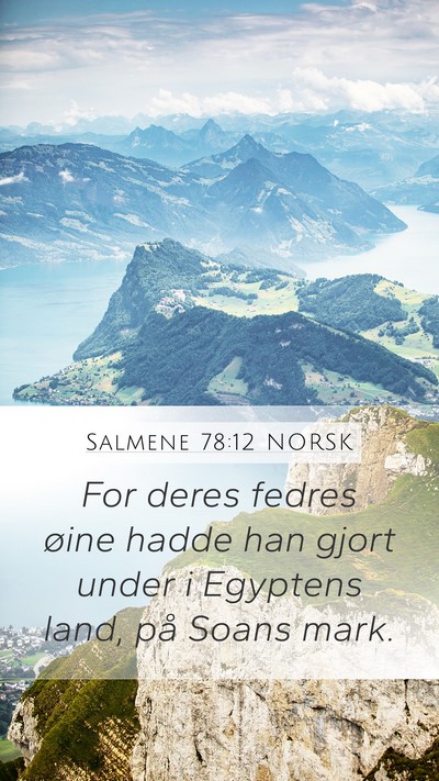 Salmene 78:12 NORSK Bible Verse Image