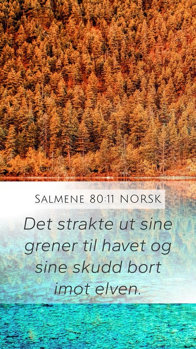 Salmene 80:11 NORSK Bible Verse Image