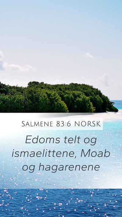 Salmene 83:6 NORSK Bible Verse Image