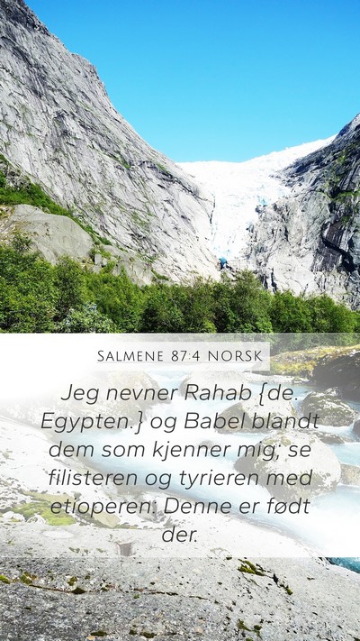 Salmene 87:4 NORSK Bible Verse Image