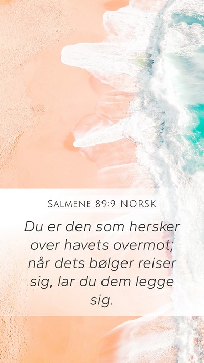 Salmene 89:9 NORSK Bible Verse Image