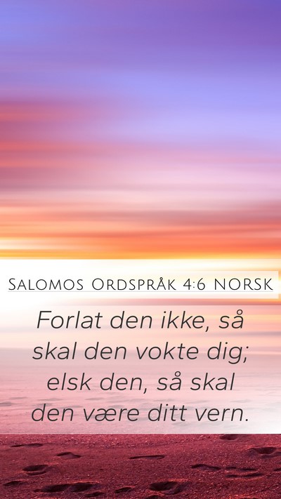 Salomos Ordspråk 4:6 NORSK Bible Verse Image