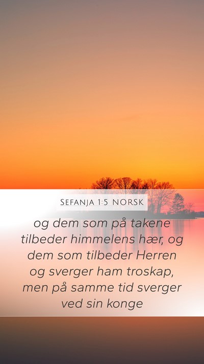 Sefanja 1:5 NORSK Bible Verse Image