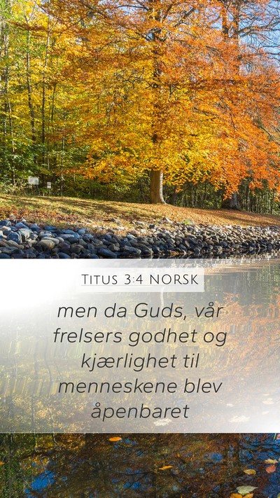 Titus 3:4 NORSK Bible Verse Image
