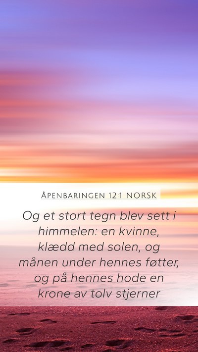 Åpenbaringen 12:1 NORSK Bible Verse Image