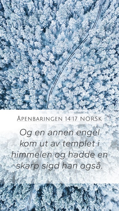 Åpenbaringen 14:17 NORSK Bible Verse Image