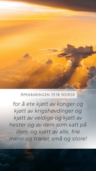 Åpenbaringen 19:18 NORSK Bible Verse Image