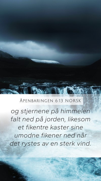 Åpenbaringen 6:13 NORSK Bible Verse Image