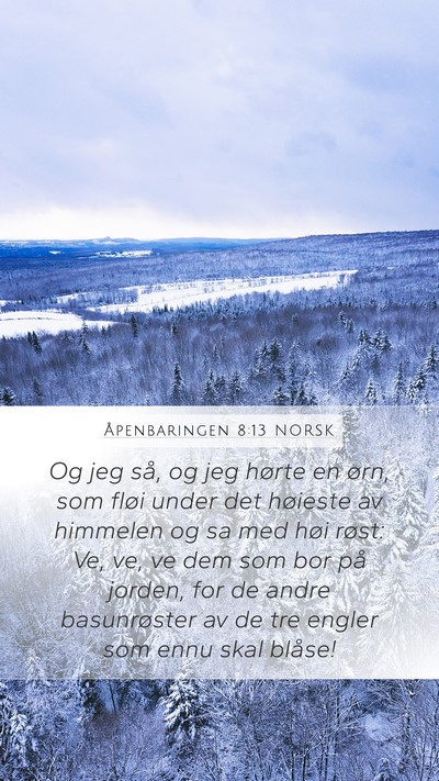 Åpenbaringen 8:13 NORSK Bible Verse Image