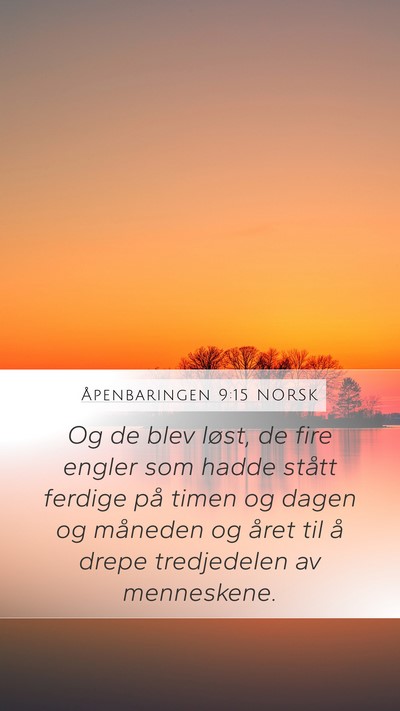 Åpenbaringen 9:15 NORSK Bible Verse Image